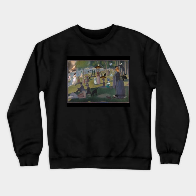 Artists' Sunday Afternoon Crewneck Sweatshirt by McGraw Arts